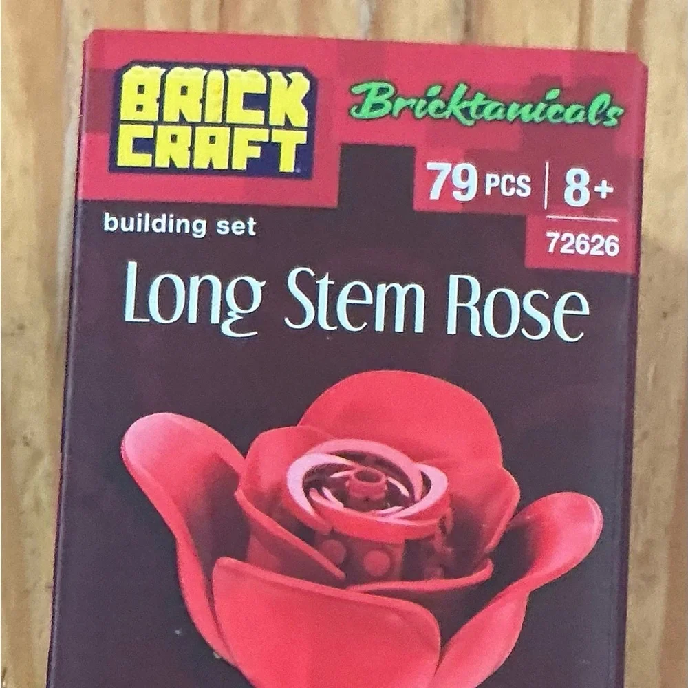 BRICK CRAFT Long Stem Rose Building Set 79 pcs